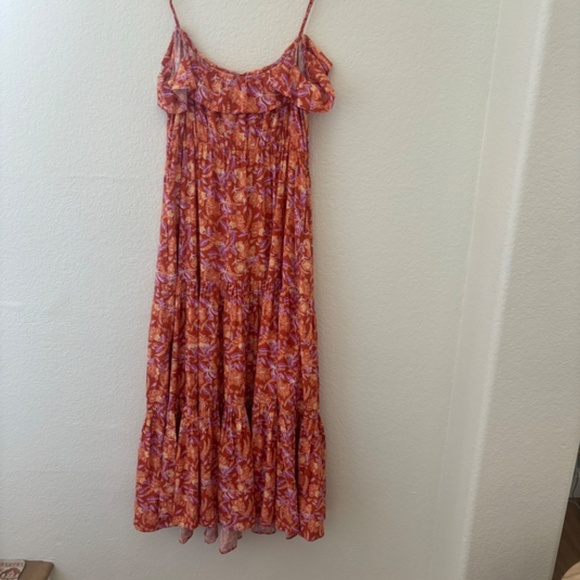 J. Crew tiered maxi dress in painted block print Size Medium - Picture 9 of 13